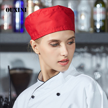 Chef Hat/Cap Bar garçons de qualidade trabalhando chapéu para os homens e as mulheres no fun kitchen chef toque clássico tampas planas 2024 - compre barato