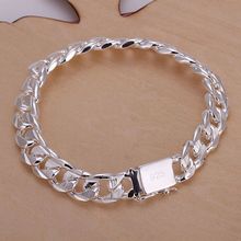 Bracelet 925-sterling-silver Bracelet Silver Trendy Jewelry Bracelet Men's Jewelry Wholesale Free Shipping plkj LH032 2024 - buy cheap