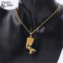 Ancient Egyptian Pharaoh Pendant Necklace Hip Hop Gold Chain Necklace Women Men Jewelry Punk Choker 2024 - buy cheap