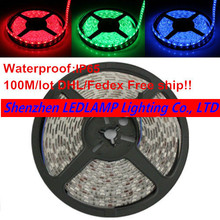 100M Waterproof LED strip 5050 12V flexible light 60 leds/m,white warm white warm white red greed blue yellow RGB color, 5m/lot 2024 - buy cheap