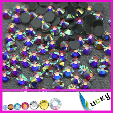 Highest Quality hotfix rhinestone Flat backs! Super Shine ss6 ss10 ss16 ss30 ss20 Crystal AB Color Iron on Strass for transfers 2024 - buy cheap