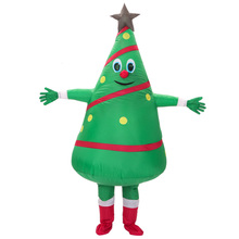 christmas cosplay costumes Christmas tree inflatable costume new design christmas tree mascot costumes by free Fast shipping 2024 - buy cheap