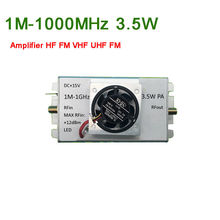 RF Power Amplifier 3.5W 1MHZ-1000MHz FOR HF FM VHF UHF FM Transmitter Broadband RF Ham Radio Amplifier 2024 - buy cheap