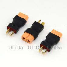 Adaptador para conector macho t-plug 3 pçs, sem fio para xt60 fêmea 2024 - compre barato