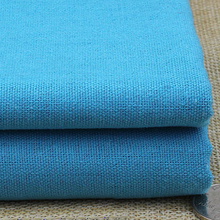 100*140cm flax linen material for clothing soft linen cotton fabric for dress skirt blue 2024 - buy cheap