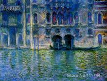 Pinturas para quarto Palazzo da Mula em Veneza Claude Monet reprodução de arte de Alta qualidade pintados à Mão 2024 - compre barato