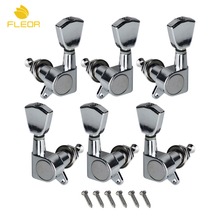 FLEOR 3R3L Sealed Chrome Electric Guitar String Tuning Pegs Keys Tuners Machine Heads 3L3R Tuners for LP Guitar 2024 - buy cheap