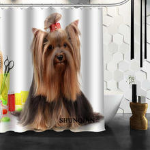 Yorkshire Terrier Shower Curtain Funny Curtain For Bathroom Waterproof Polyester Fabric Eco-Friendly 2020 Bath Curtain Gift 2024 - buy cheap