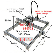 1000 mw DIY desktop mini laser engraving machine marking carving machine, 350 * 500 working face 2024 - buy cheap