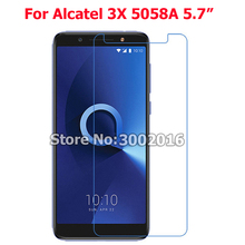 2PCS For Alcatel 3X Tempered Glass Screen Protector Phone Film For Alcatel 3X 5058A 5058I 5058J 5058T 5058Y 5.7" Glass Protector 2024 - buy cheap