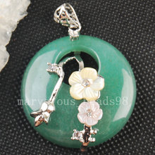 Free Shipping Beautiful jewelry Fashion Aventurine Crystal Round Pendant 1Pcs MC3500 2024 - buy cheap