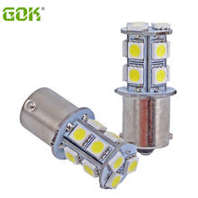 100pcs 1156 BA15S led 13SMD 5050 LED Light Tail Brake Turn Signal LED s25 p21w LED Car 12V led Bulbs Lamp 2024 - купить недорого