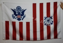 USA Coast Guard Ensign Flag hot sell goods 3X5FT 150X90CM Banner brass metal holes 2024 - buy cheap