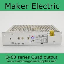 quad output power supply 60W 5V 12V -5V -12V suply Q-60B ac dc converter good quality two years warranty 2024 - buy cheap