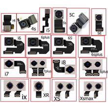 Original Principal Voltar Câmera para iphone 4 4S 5 5S SE 5C 6 6 S 7 8 Plus X XS XS max XR Câmera Traseira Flex Ribbon Cable 100% Testado OK 2024 - compre barato
