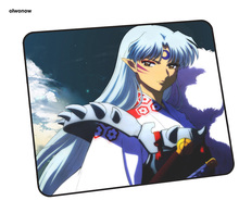 Inuyasha mouse pad personalizado para jogos, mousepad de 30x25cm com espessura grossa para teclado e pc 2024 - compre barato