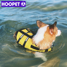 HOOPET Small Dog Pet Life Jacket Safety Clothes Surfing Swimming Vest Summer Puppy Swimwear Beach Vacation Bull Pug Yorkshire 2024 - купить недорого