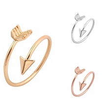 yiustar Brass Small Arrow Rings for Women Gift Fashion Ring for women Adjustable Engagement Wedding Gift Jewelry Dropshipping 2024 - buy cheap