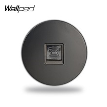 Wallpad L6 черный, белый, серый, золотой RJ11 телефон розетка модульная DIY Бесплатная комбинация 2024 - купить недорого