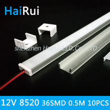 10pcs 8520 SMD led bar strip Super bright 0.5m 12V 36 *   ( Double leds) LED Rigid Strip light 2015 New products 2024 - buy cheap