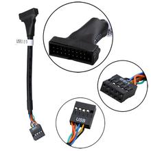 USB 3.0 20 Pin Header Male to USB 2.0 9 Pin Motherboard Female Adapter Cable For USB3.0 series motherboard Converter Cord Wire 2024 - buy cheap