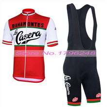 Conjunto de ropa de ciclismo profesional para equipo profesional, Camiseta clásica roja y pantalones cortos con pechera, almohadilla de Gel 3D transpirable, novedad de 2017 2024 - compra barato