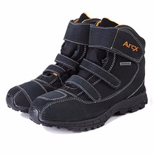 ARCX-Botas de Moto impermeables para hombre, zapatos de cuero genuino de ante de vaca, para montar en Moto 2024 - compra barato