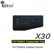 Keyecu-chave remota, 30x, pcf7936aa, chip de carbono para chave do carro (versão atualizada) 2024 - compre barato