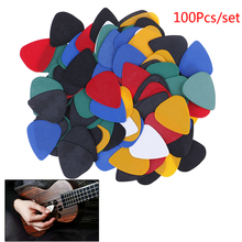 100PCS Acoustic Bulk Celluloid Electric Colored Smooth Guitar Pick Pick Plectrum 2024 - buy cheap