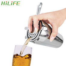 HILIFE Ice Strainer Stainless Steel Bar Accessories Cocktail Shaker Filter Gadgets Bar Tools 2024 - buy cheap