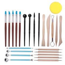 24PCS Portable Carving Set Clay Sculpting Maker Wooden Pottery Wax Tools Ceramic Arts Creative Mold Crafts Carving Modeling Tool 2024 - buy cheap