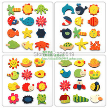 Refrigerator stickers wooden magnets whiteboard magnets wool cartoon refrigerator stickers baby toy fridge magnets 2024 - buy cheap