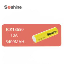 1 pcs original SOSHINE ICR 18650 3.7V 10A 12.58WH 3400mah Li-ion Rechargeable Battery with Safety Relief Valve for Electric Tool 2024 - buy cheap