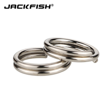 Jackfish isca rígida, de aço inoxidável, para isca dura, #4-#15, acessório de pesca dupla 2024 - compre barato