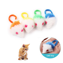 4 pcs Plush Falso Rato Brinquedos Teaser Gato Engraçado Que Joga o Brinquedo Interativo para o Gatinho Gatos Ratos Brinquedos Suprimentos Gato de Estimação VD-098 2024 - compre barato