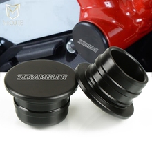 Tampa de proteção para motocicleta, acessório para motocicleta, modelo ducati scrambler-flat, classic/icon/sixty2, com buraco no quadro, decoração 2024 - compre barato