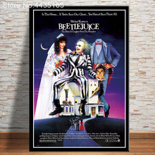 Beetlejuice-película de Horror clásica para pared, imagen artística, pintura en lienzo para decoración de Bar, carteles e impresiones 2024 - compra barato