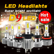 Error Free Canbus LED Car Lights H11 H8 H1 H3 H4 H7 9005 9006 9012 HIR2 LED Headlight Bulbs Auto DRL Fog Lamp White Gold yellow 2024 - buy cheap