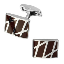 Fashion twill red enamel cufflinks French shirts cufflinks cuff links men jewelry 5 on packing/free shipping 2024 - buy cheap