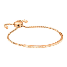 ZOSHI Top Quality Bracelet & Bangle for Women Captivate Bar Slider Brilliant CZ Rose Gold Jewelry Pulseira Feminina 2024 - buy cheap