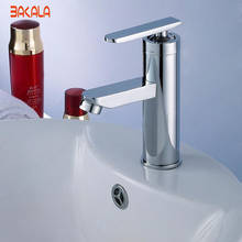 Freeshipping BAKALA bargain sale Short/Tall Brass Chromed single handle single hole bathroom tap mixer for the bathroom BR-9118 2024 - buy cheap