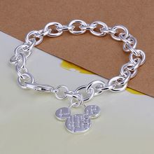 925 jewelry silver plated bracelet, 925 jewelry jewelry Micky Bracelet H289 2024 - buy cheap