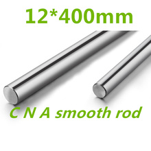 2pcs 3D printer rod shaft WCS 12mm linear shaft 400 mm chrome plated linear motion guide rail round rod Shaft cnc robot 2024 - buy cheap