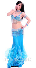 Belly dance costume for women dancing clothes 5 pcs dance set belly dance Bra belt skirt necklace armlet belly dance outfit set 2024 - buy cheap