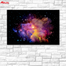 Large Wall Art,universe stars,Restaurant study Bedroom Decor Wall oil Painting Print Nice wall picture for living room no frame9 2024 - buy cheap