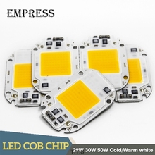 1 шт. Led COB чип 220 В 20 Вт 30 Вт 50 Вт Светодиодная лампа чип свет высокой мощности чип не нужна драйвер лампа «сделай сам» чип теплый/холодный белый 2024 - купить недорого