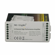 Mi.Light PA5 LED Amplifier DC12V 24V 15A 5-Channle High Performace Controller for RGB RGBW RGBWW RGB+CCT Led Strip Light 2024 - buy cheap