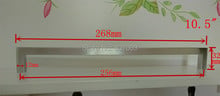 (Length:268mm)12*12mm Square Bar door handle Stainless Steel Kitchen Door Cabinet Handle Pull Knob 10.5" 2024 - buy cheap