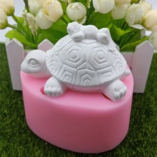 3D Tortoise DIY Soap Mold Candle Mold Decorating Silicone Mold Resin Crafts Molds 2024 - buy cheap