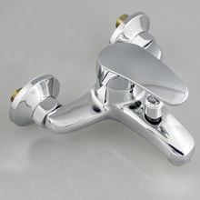 L16212 High Quality Wall Mounted Chrome Finish Brass Material Bath-Shower Tap 2024 - buy cheap